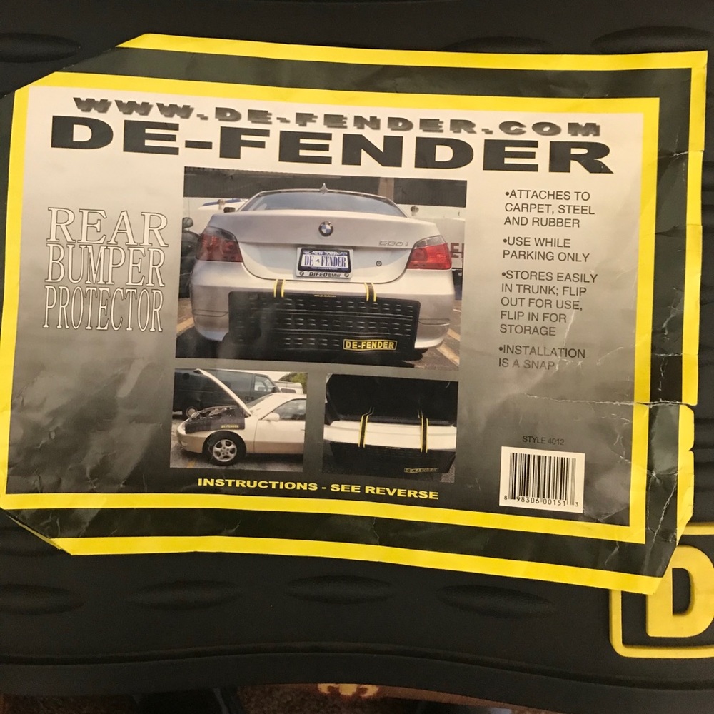 Car rear bumper protector